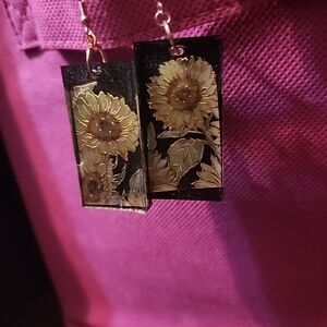 Sunflower earings